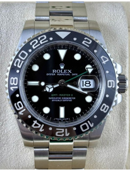 二手 ▶️ Rolex 勞力士 GMT-MASTER II ◀️ 綠針 116710LN 2014年錶 (40mm) 